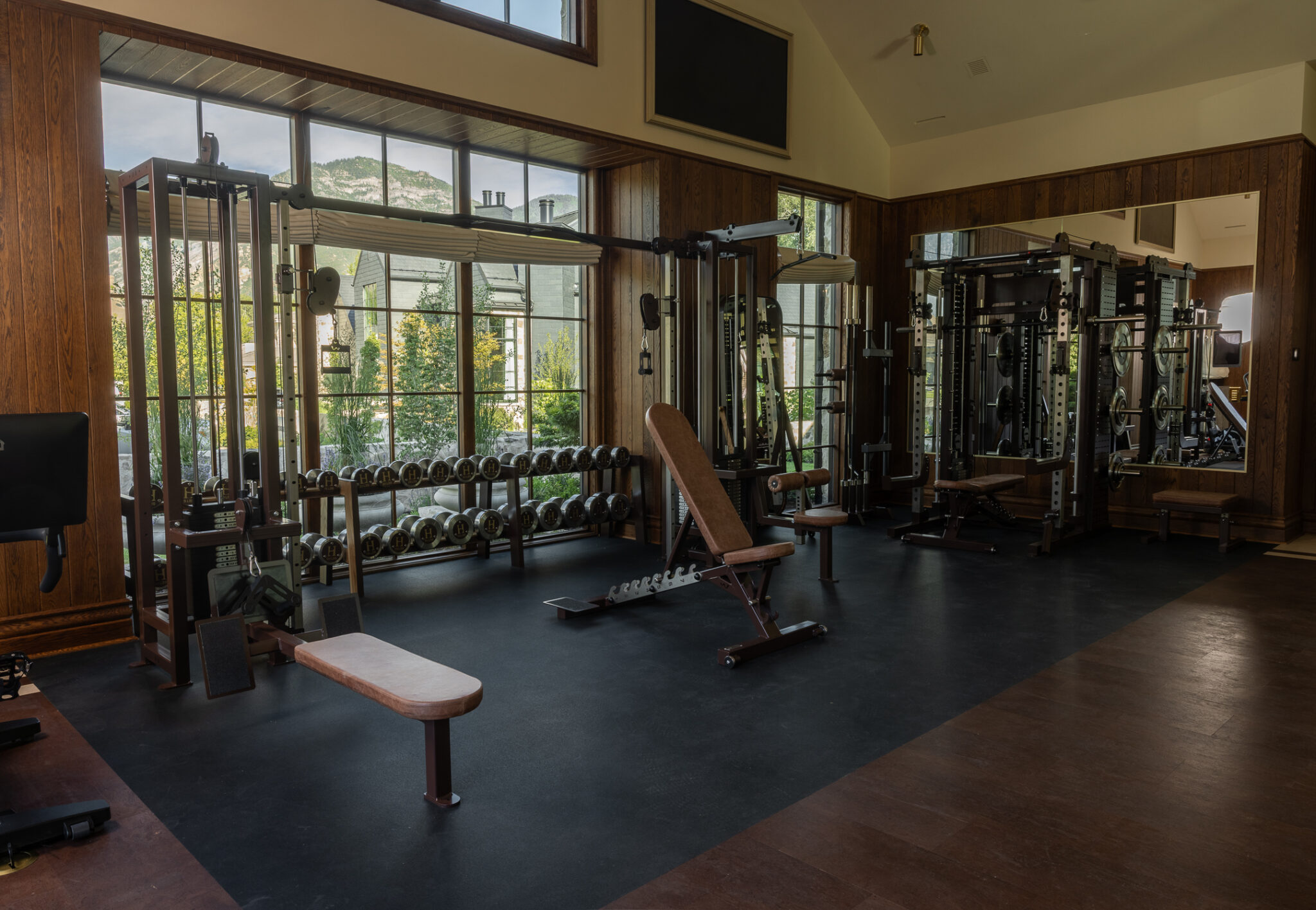 luxury residential gym