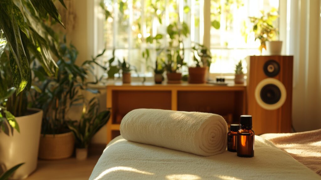 natural light fills a room